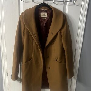 Wilfred Brown Trench Coat Timeless Wool Blend